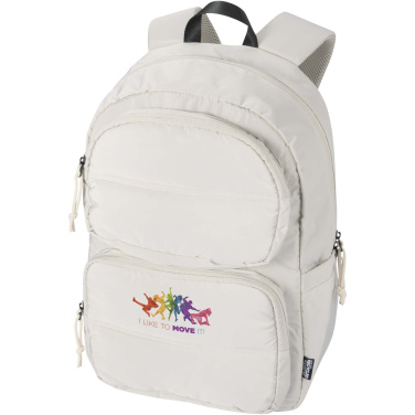 Logotrade promotional gifts photo of: Puffer 15.6" GRS recycled laptop backpack 18L