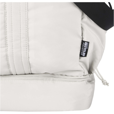 Logotrade promotional items photo of: Puffer GRS recycled duffel bag with insulated bottom 30L