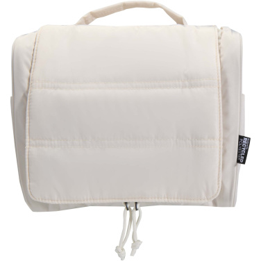 Logotrade promotional gifts photo of: Puffer GRS recycled hangable toiletry bag 8L