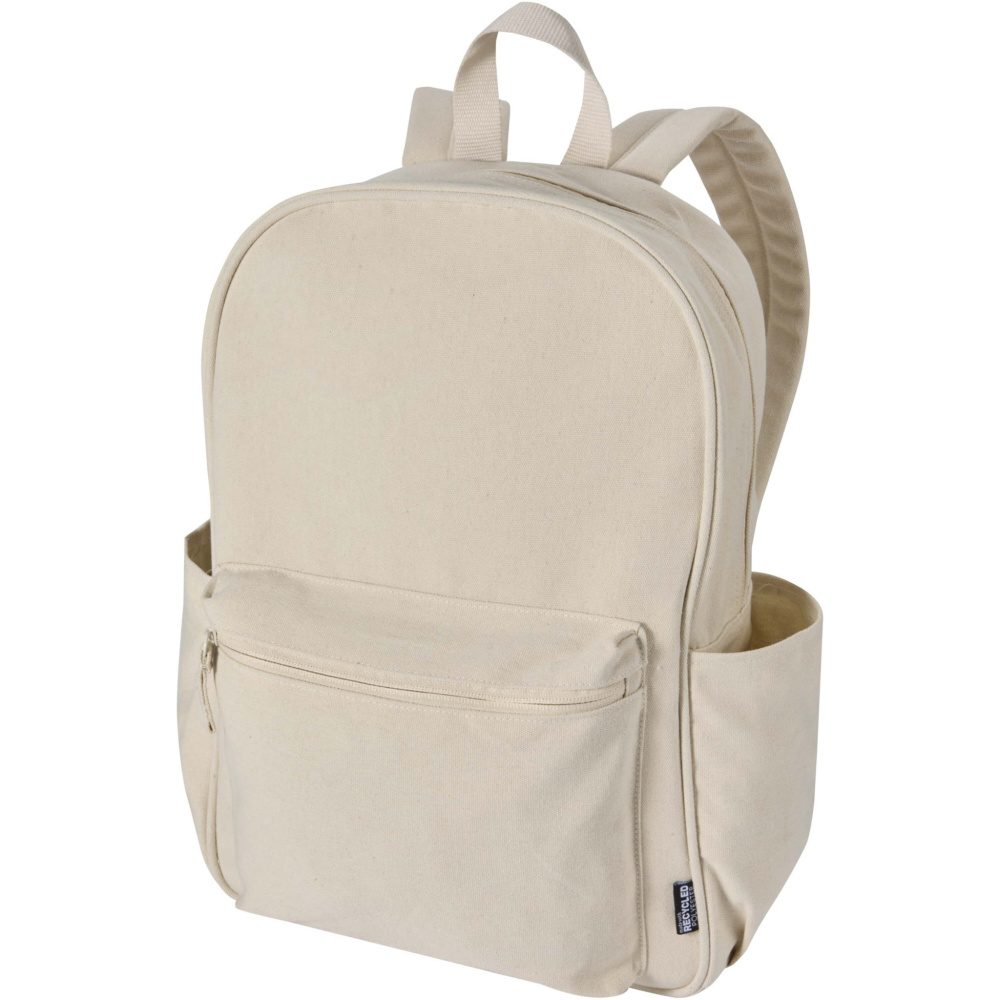 Logotrade corporate gift picture of: Recanvas 15.6” GRS recycled city backpack 16L