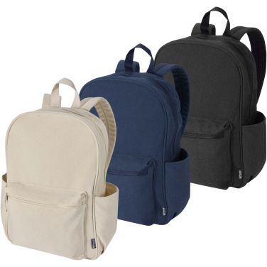 Logo trade promotional gifts picture of: Recanvas 15.6” GRS recycled city backpack 16L