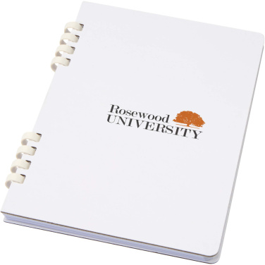 Logo trade promotional products picture of: Fil A5 hard cover RCS recycled spiral notebook
