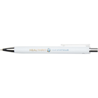 Logotrade promotional product picture of: Feld RCS recycled ballpoint pen with metallic finish (black ink)