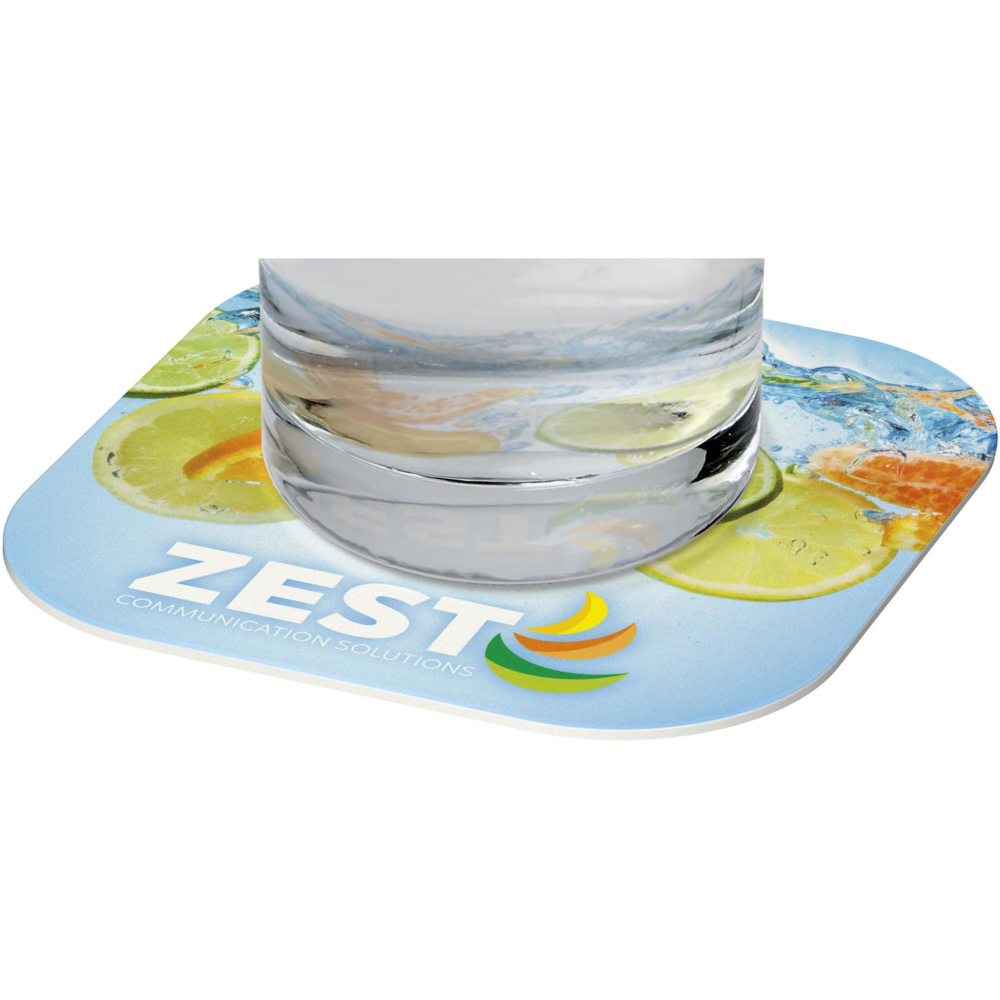 Logo trade business gift photo of: Lumin square coaster