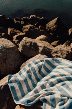 Logo trade business gift photo of: VINGA Lagoa GRS beach towel