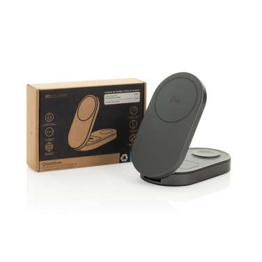 Logo trade promotional giveaways picture of: Quantum ultra-fast 3-in-1 25W Foldable Wireless Charger