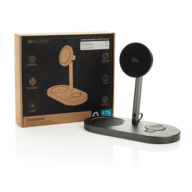 Logotrade promotional gift image of: Quantum RCS ultra-fast 25W Magnetic desk wireless Charger