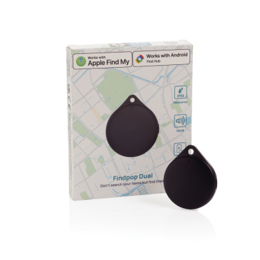 Logotrade promotional giveaway image of: Findpop Dual RCS recycled plastic item finder IPX5