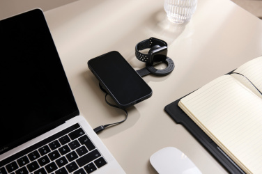 Logotrade promotional giveaway picture of: VINGA Baltimore RCS 2-in-1 Wireless 15W Travel Charger
