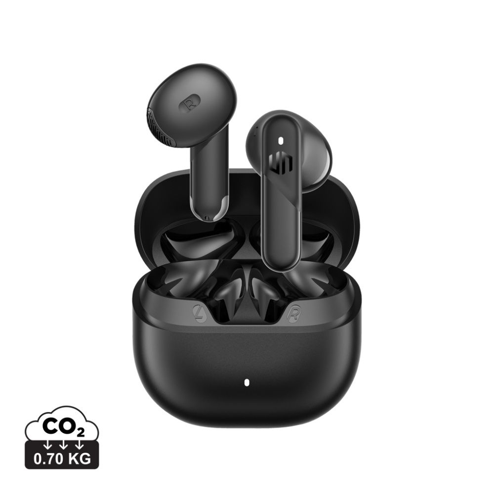 Logotrade advertising products photo of: Urban Vitamin Santa Clara RCS plastic ENC earbuds