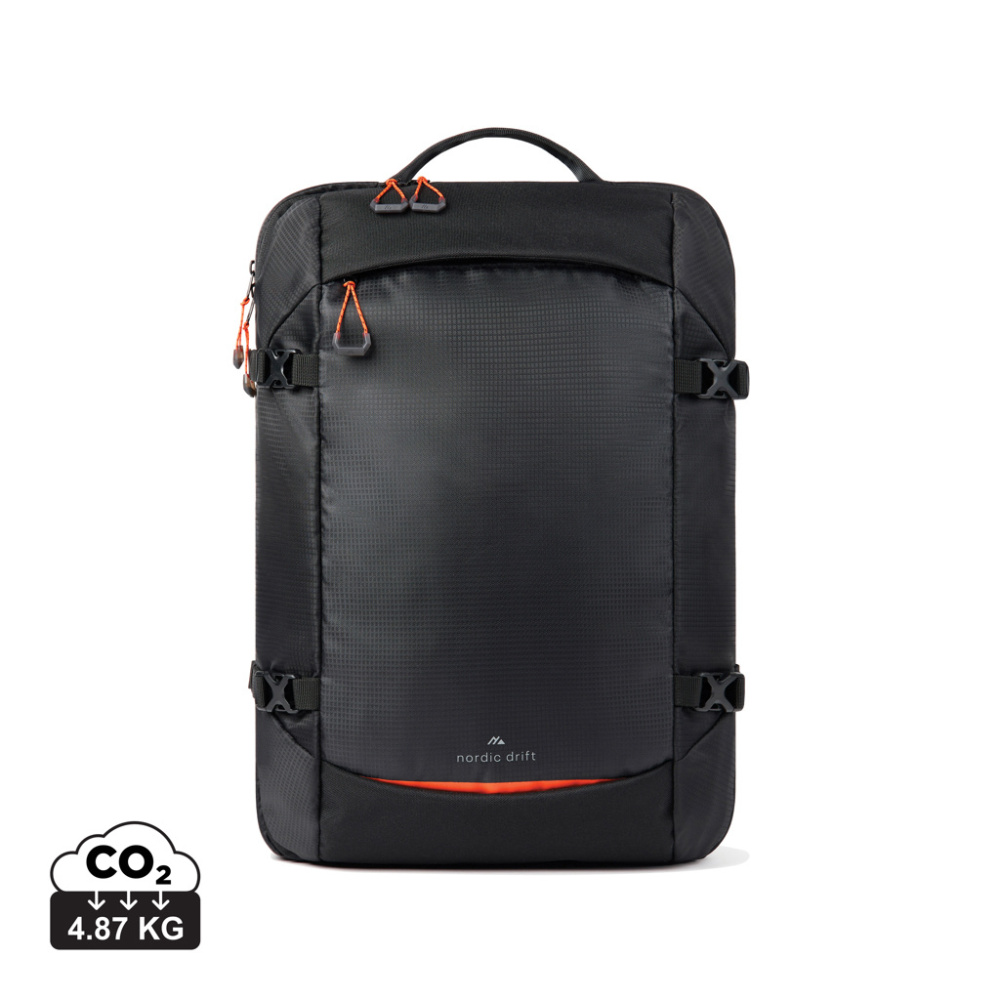 Logotrade promotional gift image of: Nordic Drift RCS Travelling backpack 25L