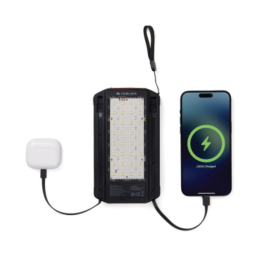 Logotrade corporate gifts photo of: Nordic Drift Titan 10.000mAh solar powerbank with 3 panels