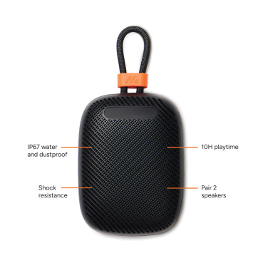 Logotrade promotional merchandise picture of: Nordic Drift Titan IP67 Water and Dustproof 5W Speaker