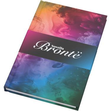 Logotrade advertising product image of: Novella Brontë A5 matt hard cover notebook - 100 sheets