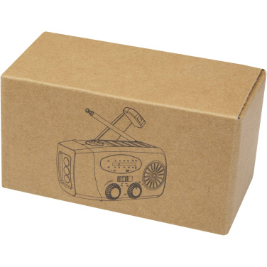 Logo trade promotional giveaways picture of: Avior RCS recycled plastic emergency radio