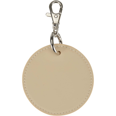 Logotrade promotional product picture of: Resi Plus GRS recycled round charm keychain