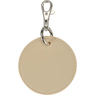 Logotrade advertising product image of: Resi Plus GRS recycled round charm keychain