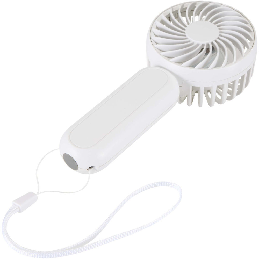 Logo trade promotional giveaways picture of: Aervia recycled plastic portable fan