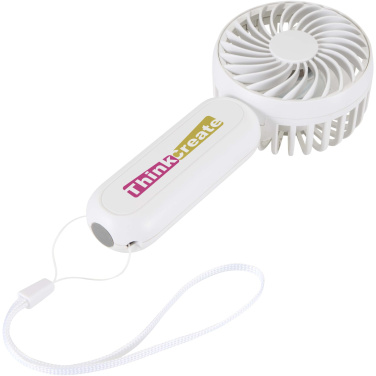 Logo trade promotional item photo of: Aervia recycled plastic portable fan