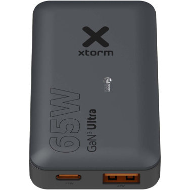 Logotrade promotional merchandise photo of: Xtorm 65W fast travel charger with cable and travel case set