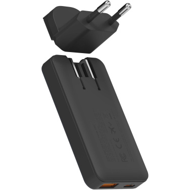 Logotrade promotional product image of: Xtorm 65W fast travel charger with cable and travel case set