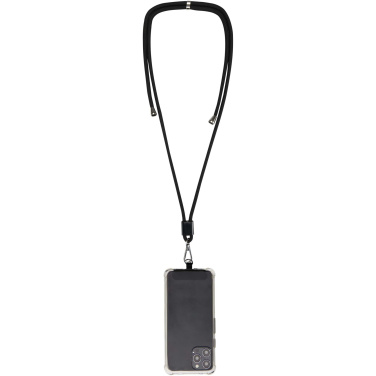 Logotrade advertising product image of: Vega adjustable recycled smartphone lanyard