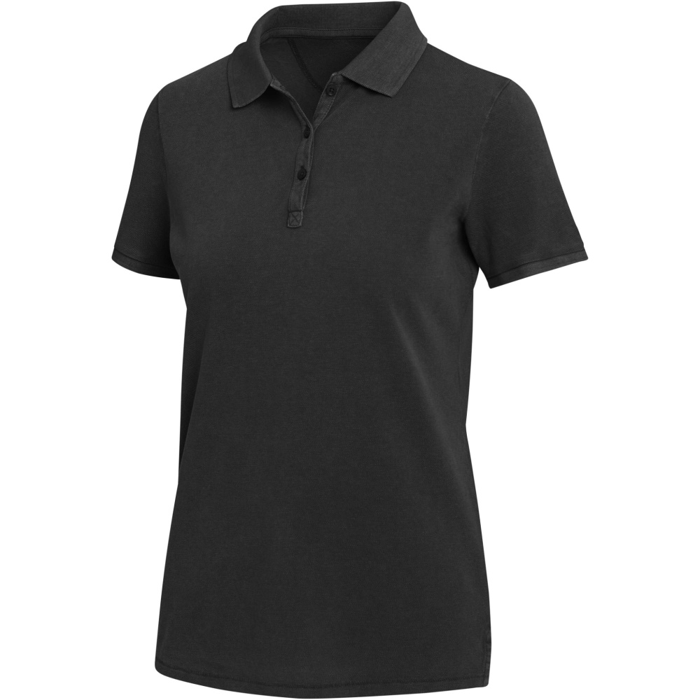 Logo trade promotional items image of: Calgary 200 g/m2 washed women's polo