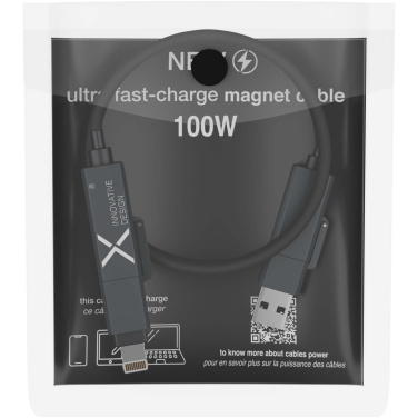 Logotrade promotional item image of: SCX.design C59 100W magnetic silicone charging cable