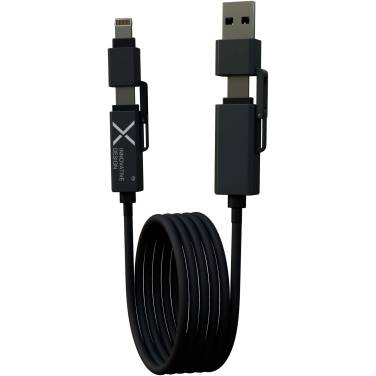 Logo trade corporate gifts image of: SCX.design C59 100W magnetic silicone charging cable