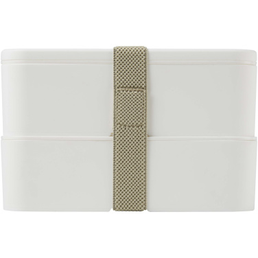 Logotrade advertising product image of: MIYO POP 700+700 ml double layer lunch box