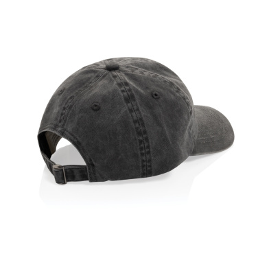 Logo trade advertising products picture of: BEAU AWARE™ Washed 6 panel 270gsm cotton twill cap