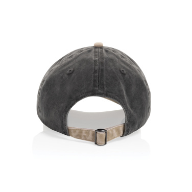 Logo trade promotional product photo of: BEAU AWARE™ Washed 6 panel 270gsm cotton twill two tone cap