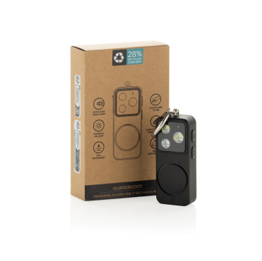 Logo trade promotional gifts picture of: GuardBuddy RCS Personal alarm USB-C re-chargeable