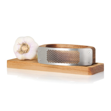 Logotrade promotional merchandise image of: AdHoc RoccaAlio Garlic press with chopping board