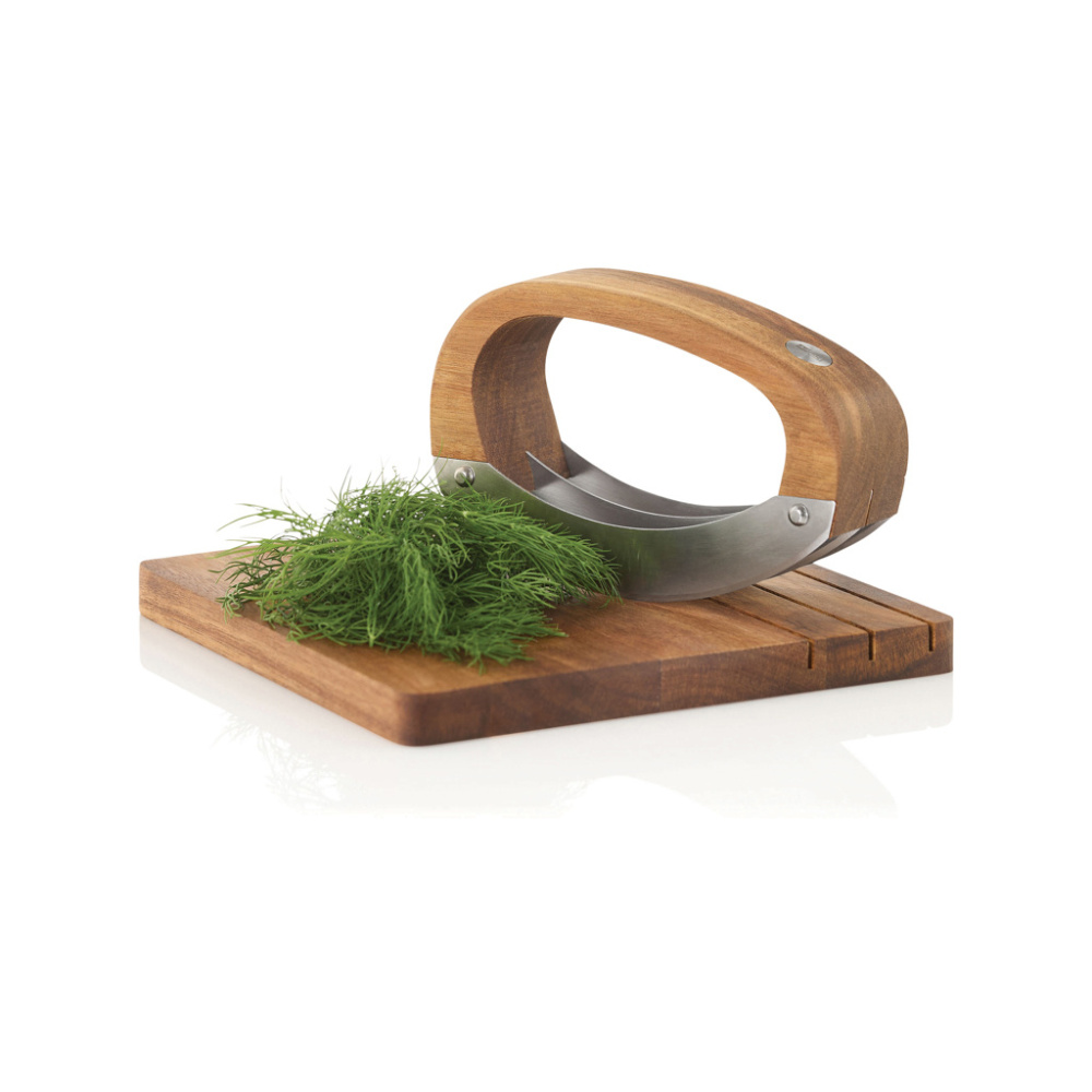 Logo trade promotional merchandise photo of: AdHoc RoccaVerde Chopping knife with chopping board