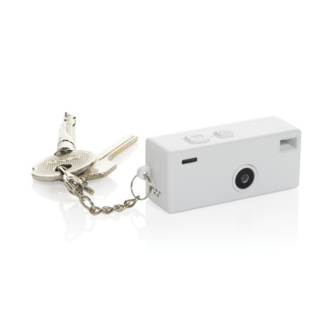Logo trade corporate gift photo of: Cliq it RCS recycled Keychain Camera