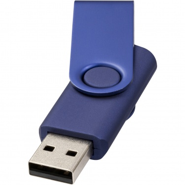 Logo trade firmakingituse pilt: Pööratav metallist 4 GB USB-mälupulk
