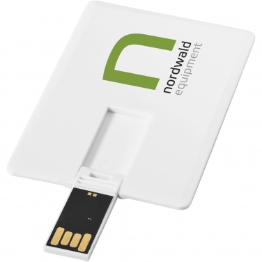 Logotrade meene foto: Õhuke kaardikujuline 2GB USB-mälupulk