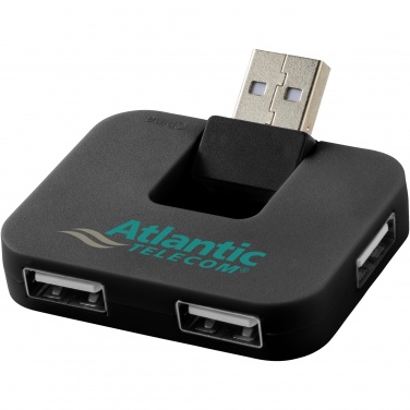 Logo trade reklaamtoote pilt: Gaia 4-pordiline USB-jaotur