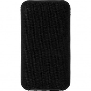 Logotrade ärikingid pilt: Tulevane 6000 mAh bambusest/kangast juhtmevaba akupank