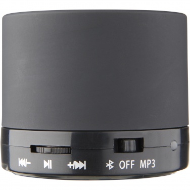 Logo trade reklaamkingi pilt: Duck silindrikujuline puutel pehme Bluetooth® kõlar