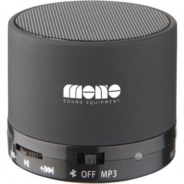 Logo trade reklaamtooted foto: Duck silindrikujuline puutel pehme Bluetooth® kõlar