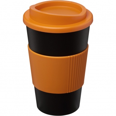 Logo trade firmakingid foto: Americano® 350 ml silikoonist võruga kohvitops