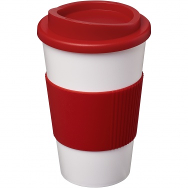 Logo trade firmakingituse pilt: Americano® 350 ml silikoonist võruga kohvitops
