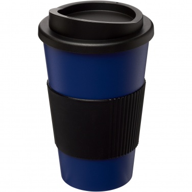 Logo trade ärikingid foto: Americano® 350 ml silikoonist võruga kohvitops