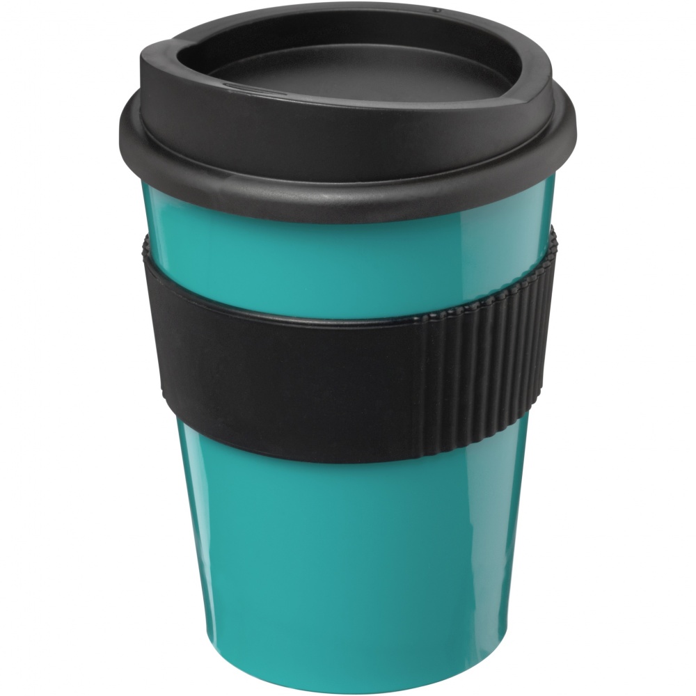 Logotrade reklaamkingid pilt: Americano® Medio 300 ml silikoonist võruga tops