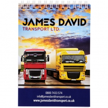 Logo trade ärikingid foto: Desk-Mate® spiraalne A6 märkmik