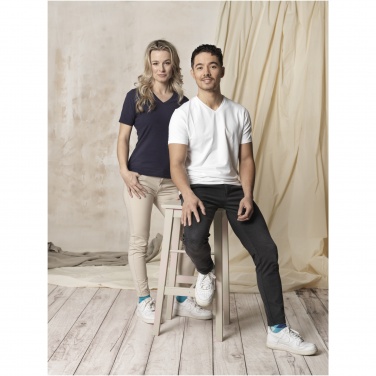 Logo trade reklaamkingid foto: Kawartha lühikeste varrukatega naiste orgaaniline V-kaelusega T-särk