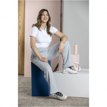 Logo trade firmakingi pilt: Grafiit lühikeste varrukatega naiste orgaaniline polo