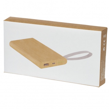 Logotrade ärikingid pilt: Tulda 5000 mAh bambusest akupank